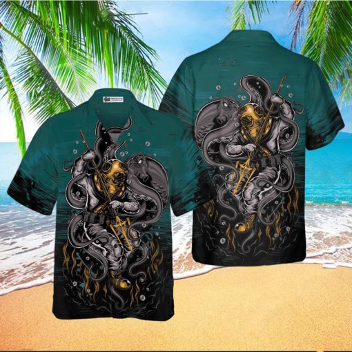 Underwater Scuba Diving Hawaiian Shirt Best Gift For Men And Women