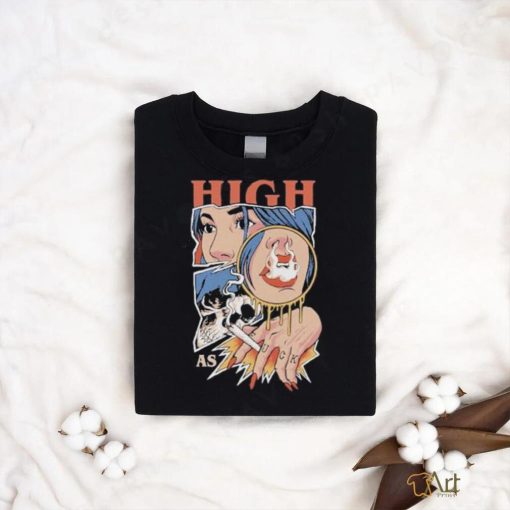 Unethicalthreads Merch High As Fuck Weed Smoking Shirt