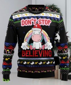 Unicorn Believing Ugly Christmas Sweater Thankgiving Gift Men Women