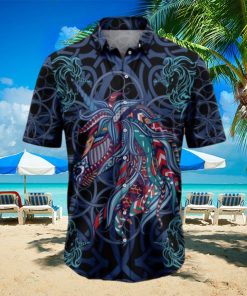 Unicorn Blue Mandala Tropical Hawaiian Shirt Gift For Men And Women