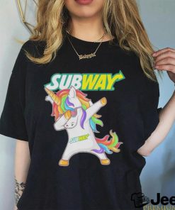 Unicorn Dabbing Subway Shirt