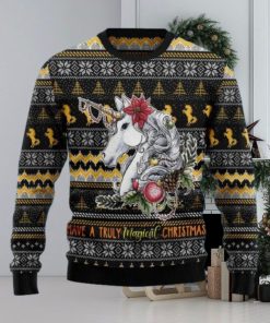 Unicorn Truly Magical Christmas Ugly Christmas Sweater