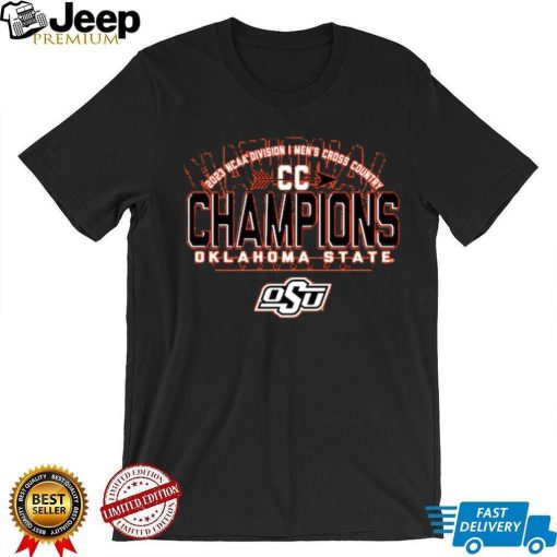 Unisex Blue 84 Oklahoma State Cowboys 2023 NCAA Cross Country National Champions T Shirt