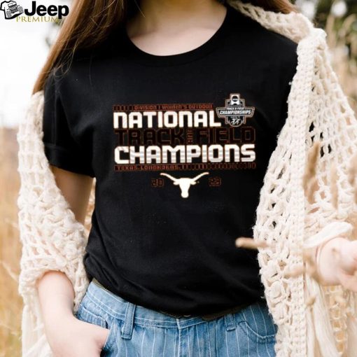 Unisex Blue 84 Texas Orange Texas Longhorns 2023 NCAA Women_s Outdoor Track _ Field National Champions T Shirt