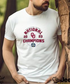 Unisex Champion White Oklahoma Sooners 2023 NCAA Softball Women’s College World Series Champions Locker Room T Shirt