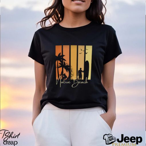 Unisex Sunset Surf Tee Shirt