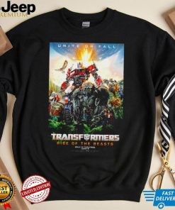 Unite or fall Transformers rise of the beasts 2023 poster shirt