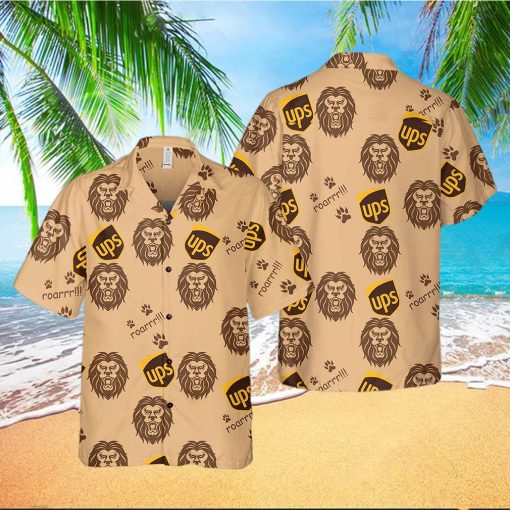 United Parcel Service Hawaiian UPS Logo Cool Hawaiian Shirt – Thoughtful Personalized Gift For The Whole Family