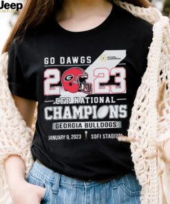 University Of Georgia Go Dawgs 2023 Cfp National Champions Shirt