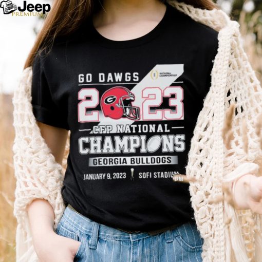 University Of Georgia Go Dawgs 2023 Cfp National Champions Shirt