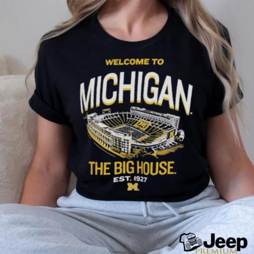 University of Michigan Football Welcome To The Big House Shirt