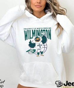 University of North California Wilmington Seahawks mascot number 1 where basketball meets the beach shirt