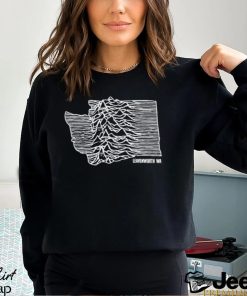 Unknown Pleasures Washington Map Leavenworth Wa New Shirt