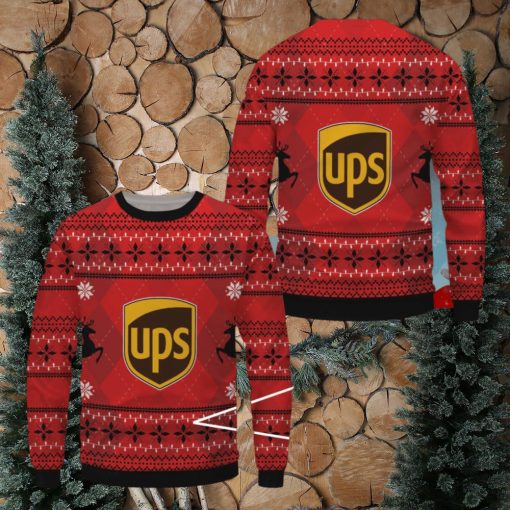 Ups Ugly Christmas Sweater 3D Xmas Gift Ideas For Fans