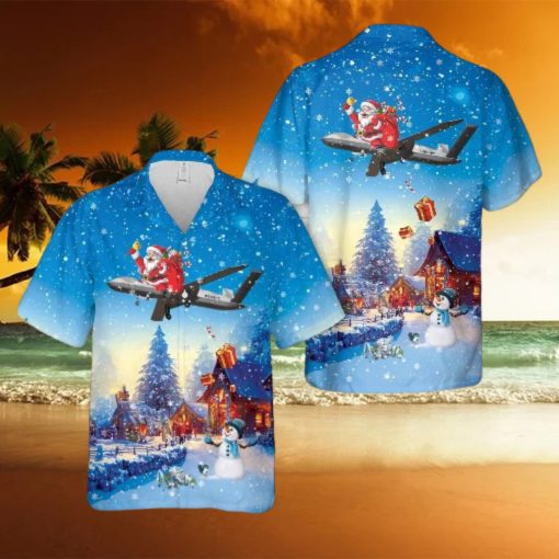 Us Air Force General Atomics Mq 20 Avenger  skyborg  Christmas Hawaiian Shirt