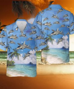 Us Air Force Lockheed Martin F 35 Lightning Ii Hawaiian Shirt