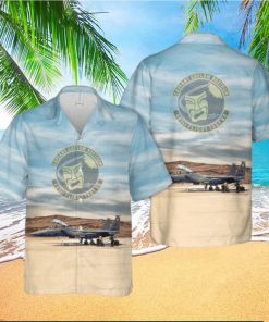 Us Air Force Mcdonnell Douglas F 15e 43 Mc Strike Eagle 87 0169 Of 461st Flight Test Squadron Hawaiian Shirt – Mens Hawaiian Shirt