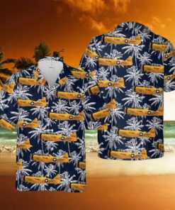 Us Air Force North American T 6g Texan Hawaiian Shirt