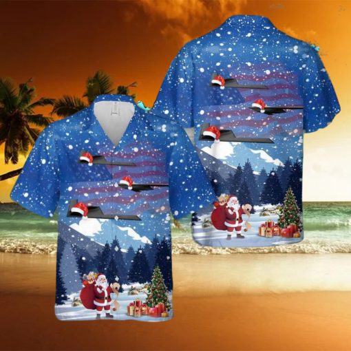 Us Air Force Northrop Grumman B 21 Raider Christmas Hawaiian Shirt