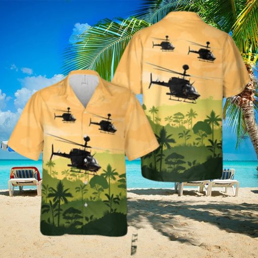 Us Army 82nd Airborne Oh 58d Kiowa Warrior Best Summer Gift Aloha Hawaiian Shirt 3D Printed