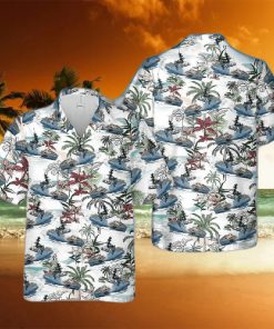 Us Coast Guard Uscgc Waesche (wmsl 751) Hawaiian Shirt