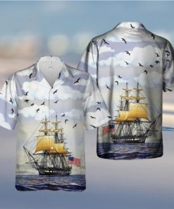 Us Navy Uss Constitution Hawaiian Aloha Shirts