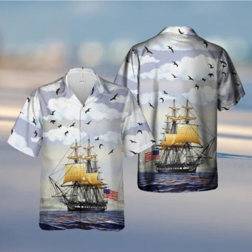 Us Navy Uss Constitution Hawaiian Aloha Shirts