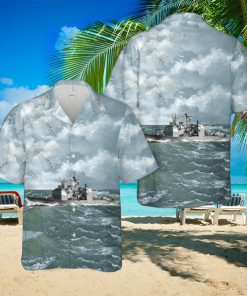 Us Navy Uss Valley Forge Ticonderoga class Cruiser Hawaiian Shirt