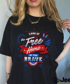 Usa 4th of july land of the free shirt