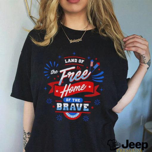 Usa 4th of july land of the free shirt