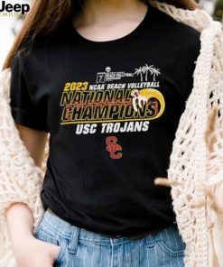 Usc trojans blue 84 2023 ncaa beach volleyball national champions shirt