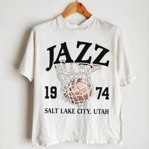 Utah Jazz basketball est 1974 Salt Lake city Utah logo shirt