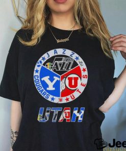 Utah Sports Teams Jazz Utes And Cougars Shirt