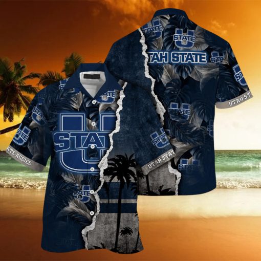 Utah State Aggies NCAA Hawaiian Shirt Custom Watermelons Aloha Shirt