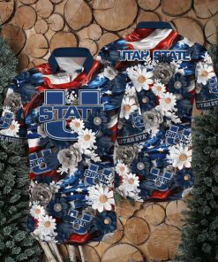 Utah State Aggies NCAA3 Hawaii Shirt Independence Day