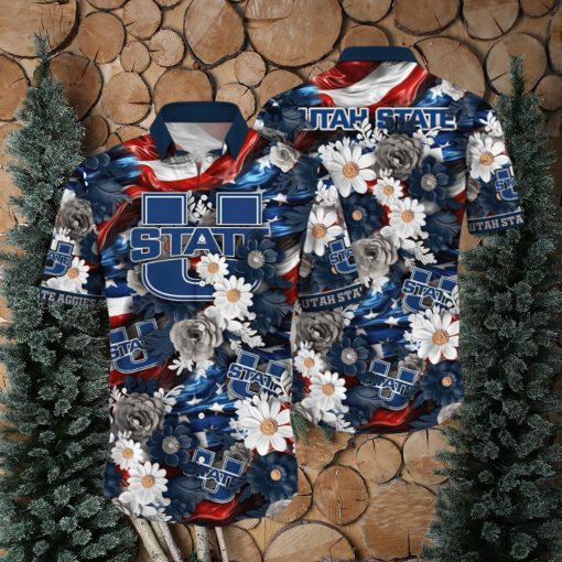 Utah State Aggies NCAA3 Hawaii Shirt Independence Day
