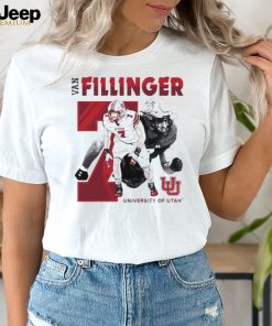 Utah Utes 7 Van Fillinger caricature shirt