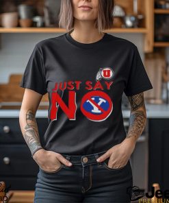 Utah Utes Just Say No Byu Cougars Shirt