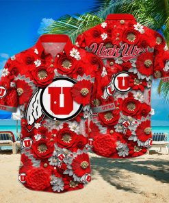 Utah Utes NCAA Hawaiian Shirt Trending For This Summer Customize Shirt Any Team