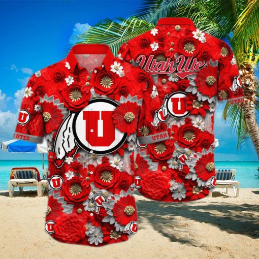 Utah Utes NCAA Hawaiian Shirt Trending For This Summer Customize Shirt Any Team