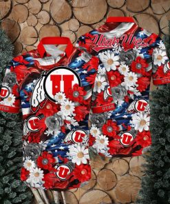 Utah Utes NCAA2 Hawaii Shirt Independence Day