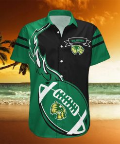 Utah Valley Wolverines 3D Hawaiian Shirt Flame Ball NCAA