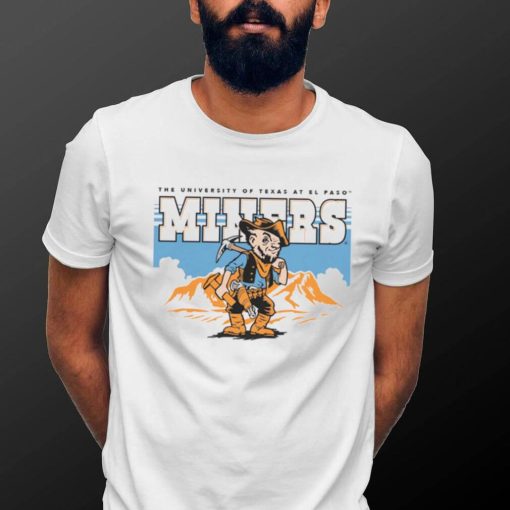 Utep Miners Vintage Illustration T Shirt