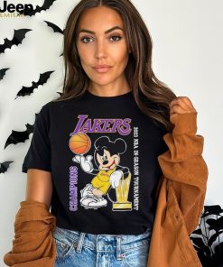 Los Angeles Lakers Mickey Mouse 2023 NBA In Season Tournament Champions shirt