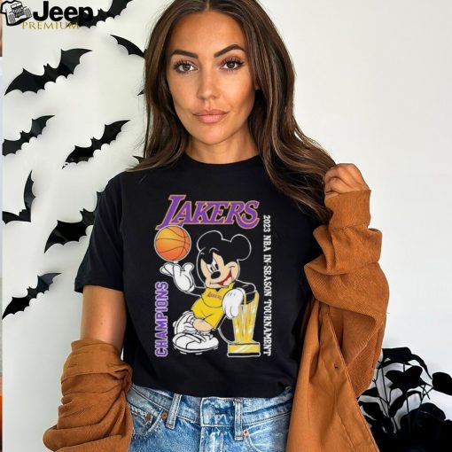 Los Angeles Lakers Mickey Mouse 2023 NBA In Season Tournament Champions shirt