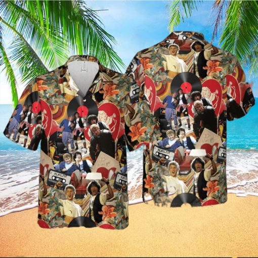 VINTAGE COLLAGE BILL AND TED HAWAIIAN SHIRT