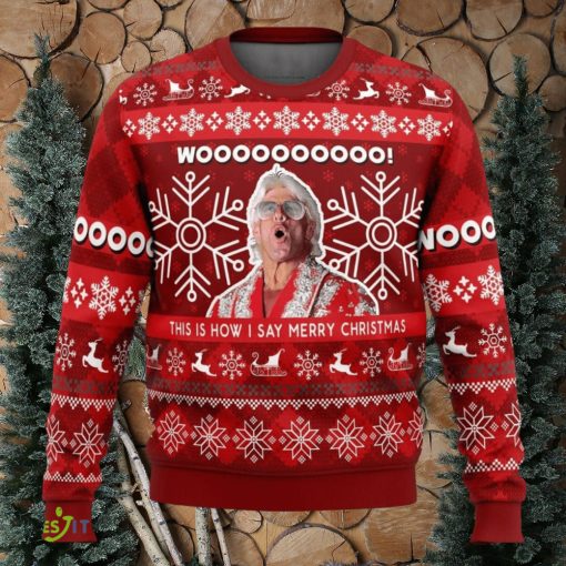 Christmas Flair Pro Wrestling Ugly Christmas Sweater Holiday Party Sweater Christmas Gift