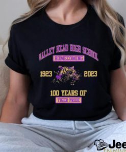 Valley Head Tiger High School Homecoming 1923 2023 100 years of Tiger Pride shirt