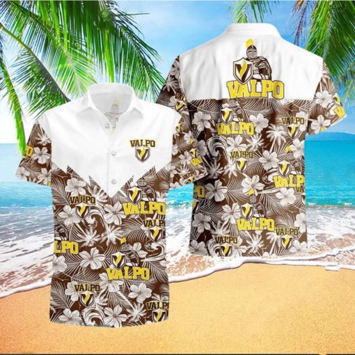 Valparaiso Beacons 3D Hawaiian Shirt Tropical Seamless NCAA Summer Beach For Fans Gift