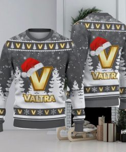 Valtra Logo Wearing Santa Hat Christmas Gift Ugly Christmas Sweater Christmas Gift Ideas